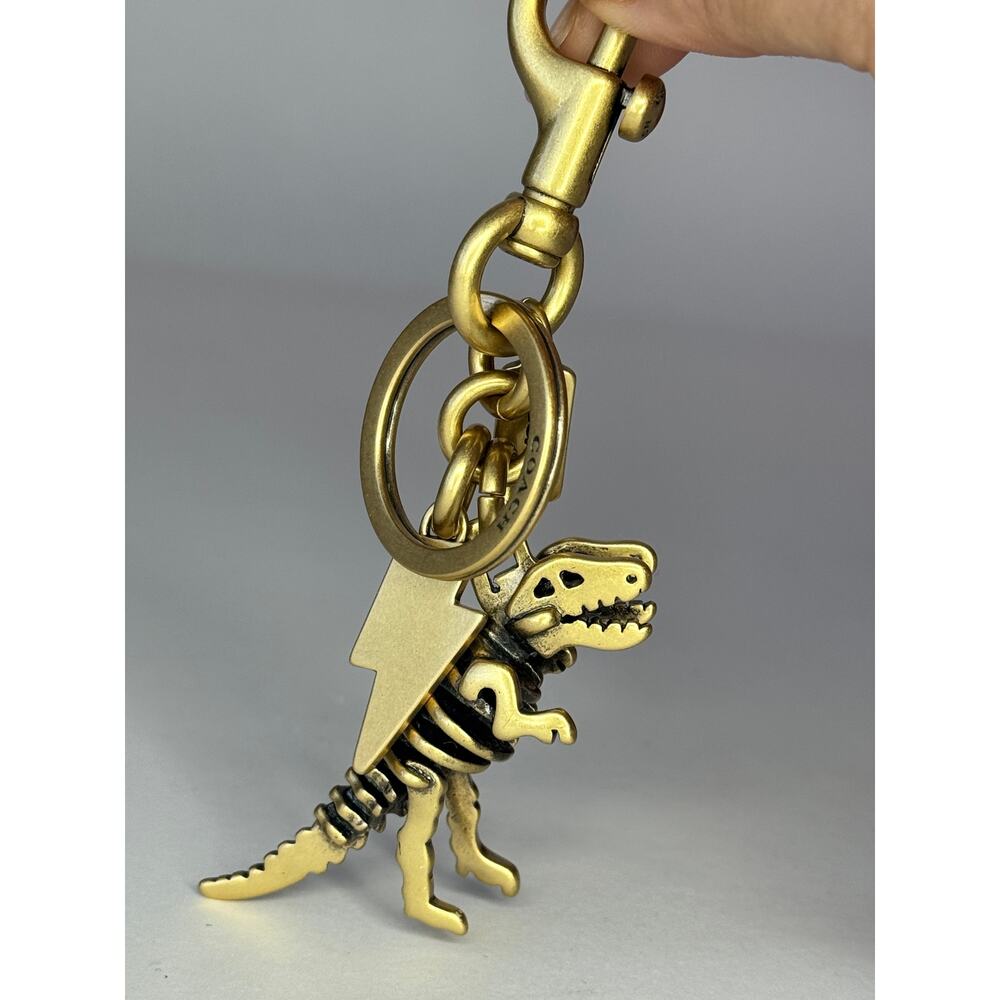 Coach Small Rexy Skeleton Bag Charm Key Chain CCE75
